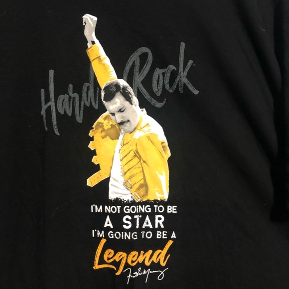 Vintage Hard Rock Freddie Mercury Ima gonna be a legend shirt - Picture 2 of 4